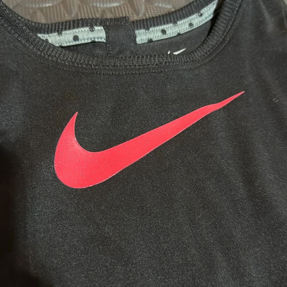 Nike Toddler Dri-Fit Long Sleeve black tunic 18 months